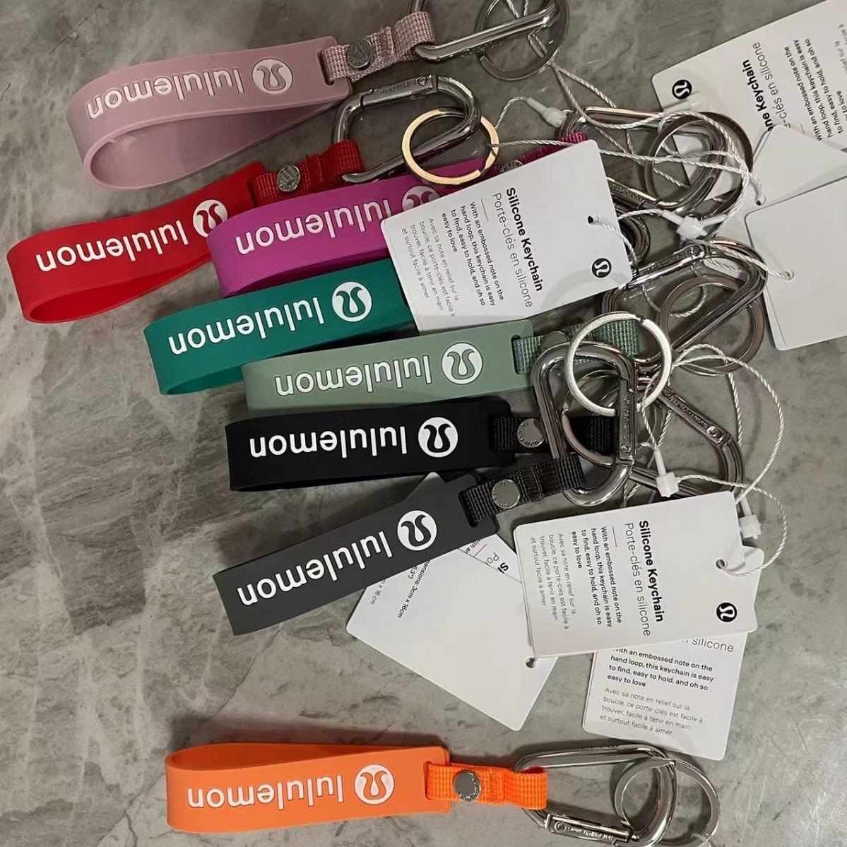 Lululemon keychain