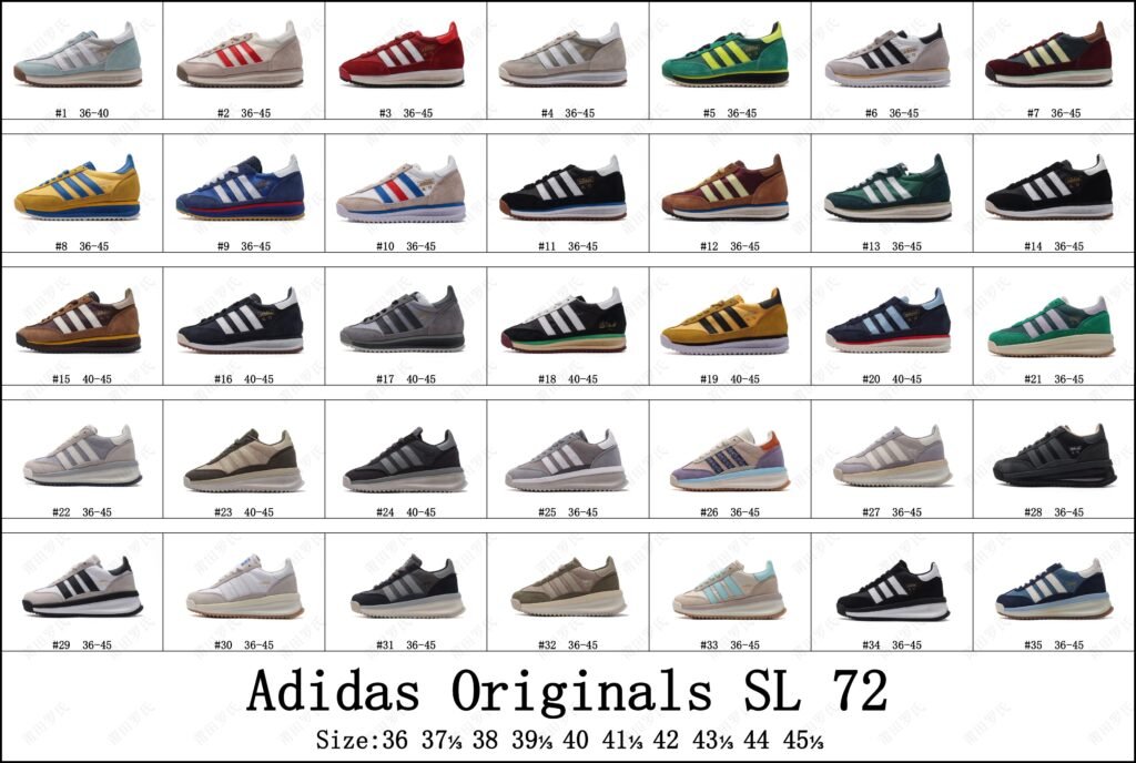 Adidas Originals SL 72 (10 colors )